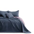 Softa ágytakaró - 170*210 cm - grafit és mályva
