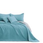 Softa ágytakaró - 200*220 cm - azúrkék és gyöngyház