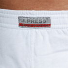 J.Press Férfi alsónadrág bő szárral - 100% pamut - Boxeralsó - M - fehér - 701