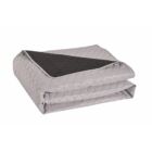 Axel ágytakaró - 240*260 cm - ezüst-fekete, kétoldalas