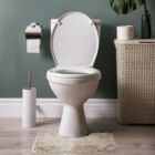 Bati fürdőszoba-toalett szőnyeg szett - csúszásgátlóval - mosható - 50×80 cm + 40×50 cm - bézs