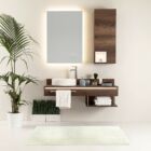 Bati fürdőszoba-toalett szőnyeg szett - csúszásgátlóval - mosható - 50×80 cm + 40×50 cm - fehér