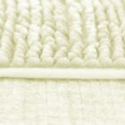 Bati fürdőszoba szőnyeg - csúszásgátlóval - mosható - 50×70 cm - fehér