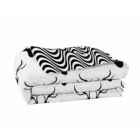 Deerest ágytakaró - 220*240 cm - fehér-fekete, kétoldalas