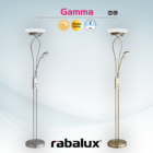 Rábalux Gamma állólámpa - bronz