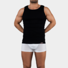 J.Press 100% pamut férfi atléta trikó - XL - fekete