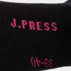 J.Press női plüss talpú, lábszár középig érő zokni - 35-36 - fekete - WWS010