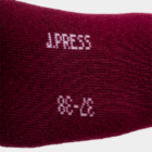 J.Press női plüss talpú, lábszár középig érő zokni - 35-36 - bordó - WWS010