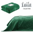 Laila ágytakaró - 170*270 cm - Sötétzöld