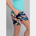 J.PRESS Női mintás rövid pizsama szett - 36 - világoskék - FRUIT