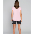 J.PRESS Női pamut rövid pizsama szett - 36 - rózsaszín - UMBRA