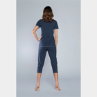 J.PRESS Női pizsama szett - 36 - sötétmelírkék-mintás - NEVADA