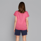 J.PRESS Női rövid pizsama szett - 38 - rózsaszín-sötétkék - KONGO
