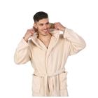 Robby fürdőköntös bézs - S - unisex