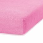 Ruby frottír gumis lepedő 180-200×200+30 - rózsaszín