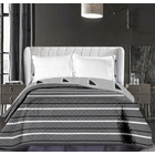 Witchcraft ágytakaró - 240*260 cm - fekete-fehér, kétoldalas