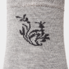 J.Press aloe vera zokni érzékeny lábú nőknek - 37-38 - világosmelírszürke-sötétmelírszürke - WS088