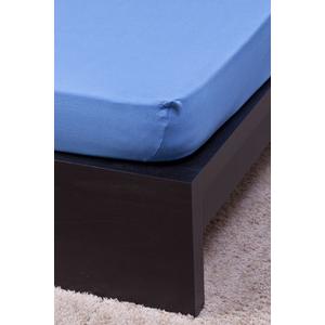 Naturtex Jersey gumis lepedő 140-160×200, középkék