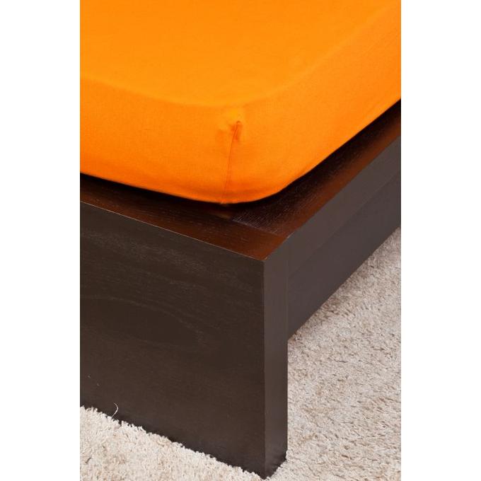 Naturtex Jersey gumis lepedő 180-200×200, narancs