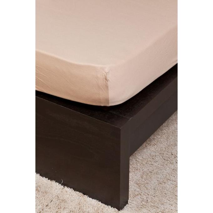 Naturtex Jersey gumis lepedő 80-100×200, homokbarna