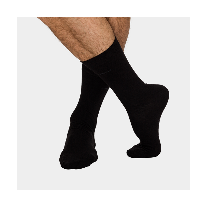 J.Press Aloe Vera zokni férfiaknak - 41-42 - fekete - D114
