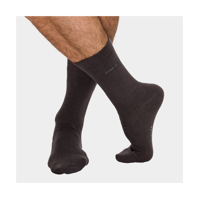 J.Press Aloe Vera zokni férfiaknak - 39-40 - sötétszürke - D114