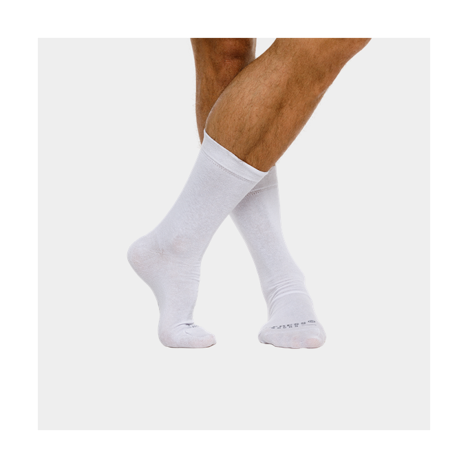 J.Press antibakteriális férfi zokni - 43-44 - fehér - D042 (öltönyhöz is)