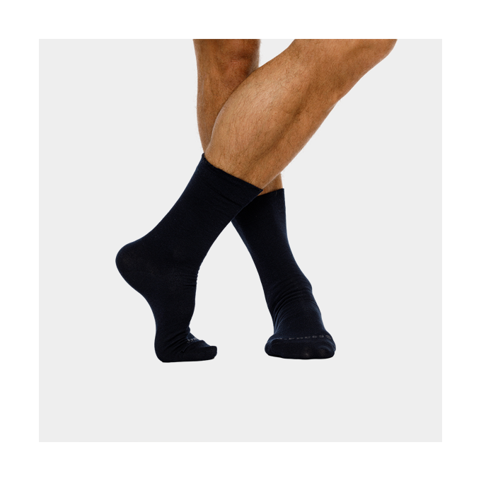 J.Press antibakteriális férfi zokni - 39-40 - sötétkék - D042 (öltönyhöz is)