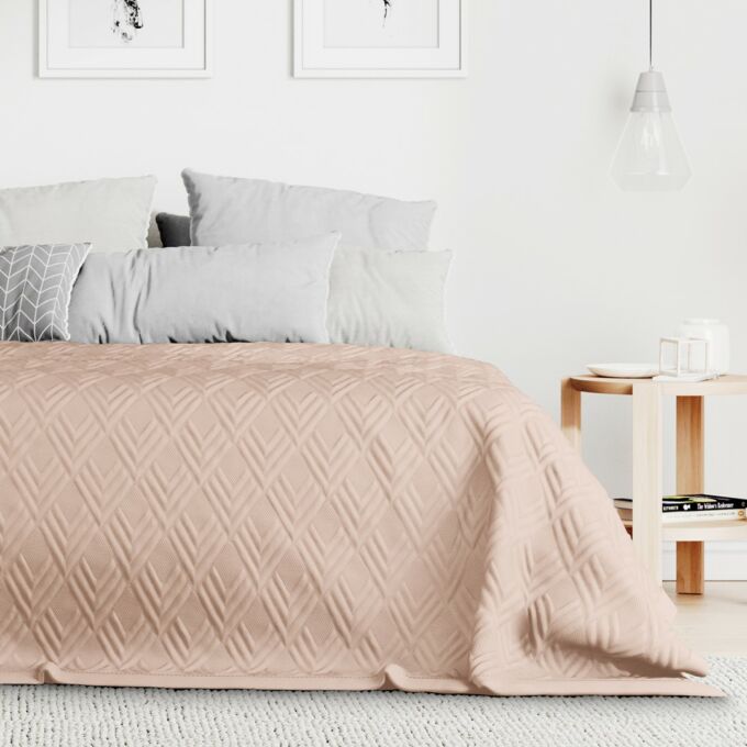 Ophelia ágytakaró - 260×280 cm - Rózsaszín