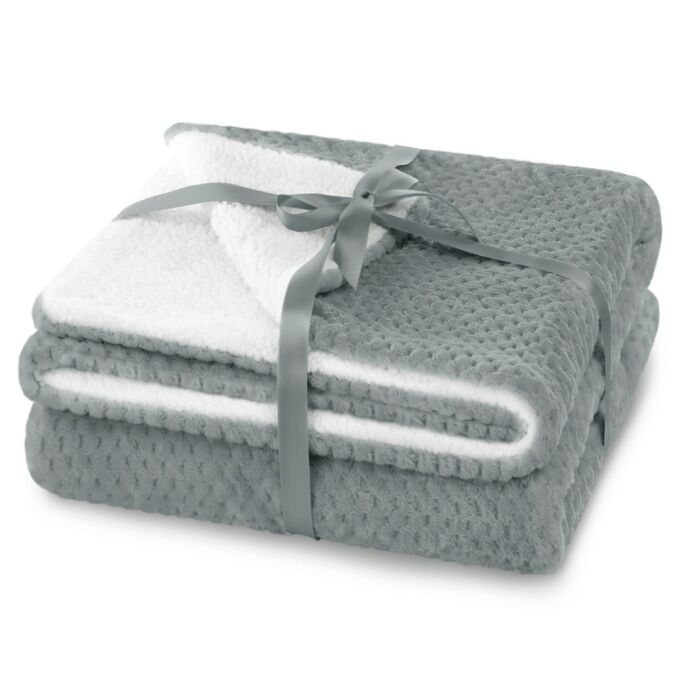 Shleepy meleg serpa takaró - 170*210 cm - ezüst - két oldalas