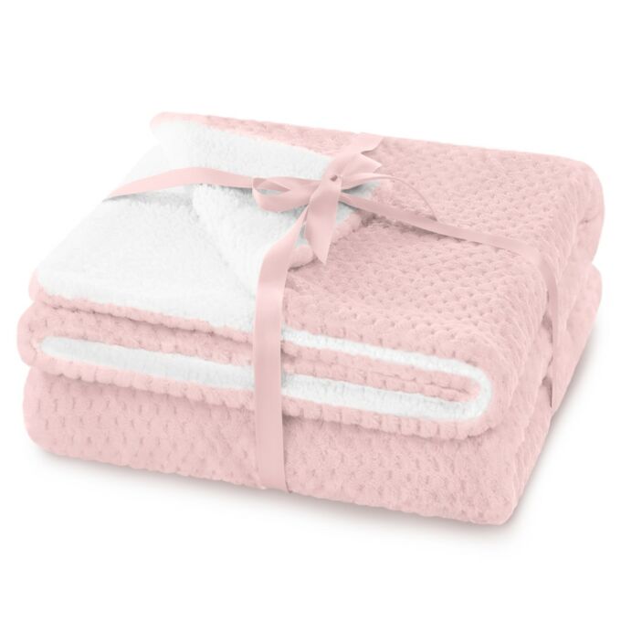 Shleepy meleg serpa takaró - 70*150 cm - rózsaszín - két oldalas