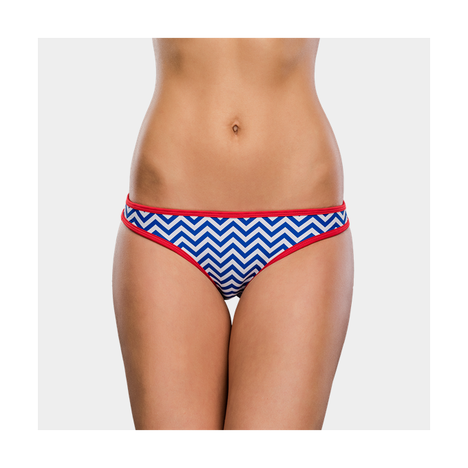 J.Press női különleges alapanyagú bikini alsó - 38 - kék - WSBWBI033B